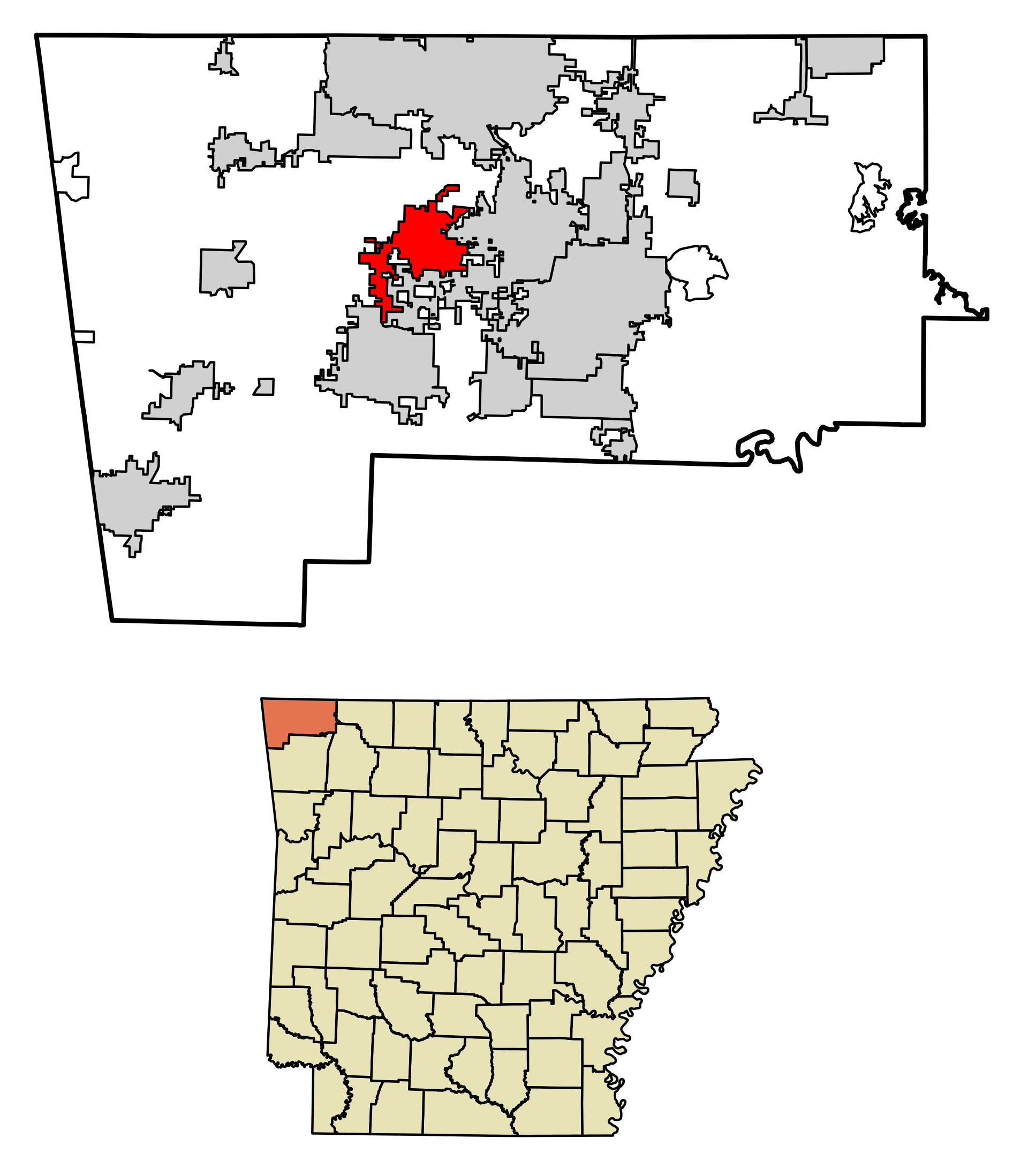 benton county arkansas incorporated and unincorporated areas centerton highlighted 0512820.svg